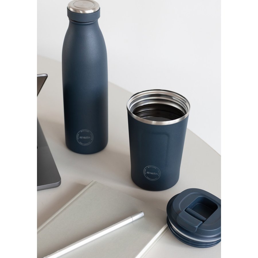 AYA&IDA CUP2GO Thermosbecher 380 ml, Navy Blue