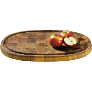 Piet Hein Superellipse Schneidebrett 36×45cm, Teak