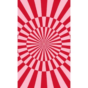 Langkilde & Son Circus Tischdecke 200x200 cm, Rot