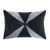 Cozy Living Viana Patchwork-Kissen 32x20 cm, Noir