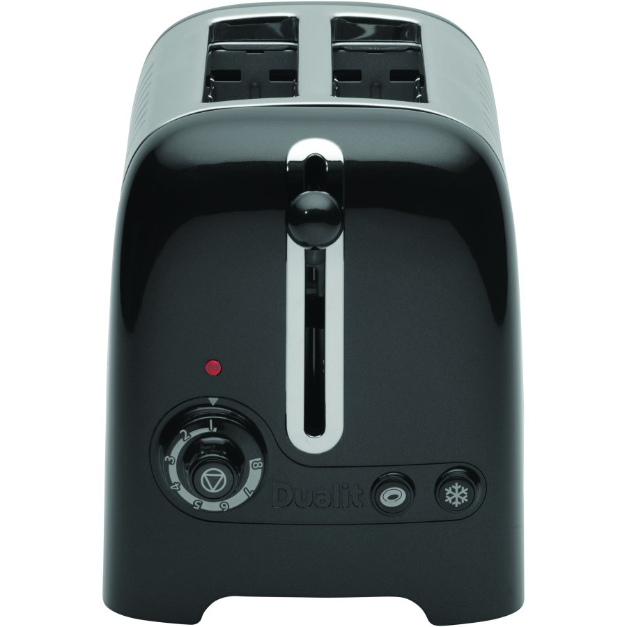 Dualit Lite Toaster 2 Slice, Glnzend Schwarz