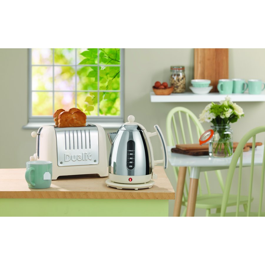 Dualit Lite Toaster 2 Slice, Creme