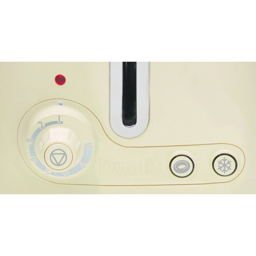 Dualit Lite Toaster 2 Slice, Creme