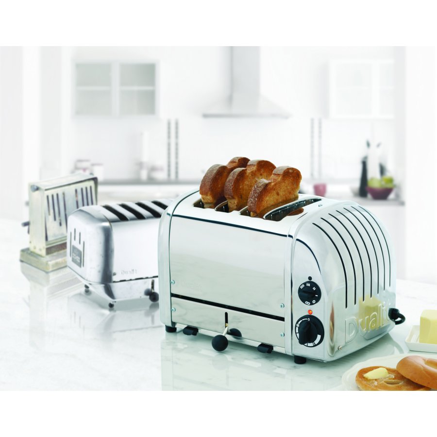 Dualit Classic Toaster 4 Slice, Edelstahl