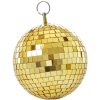 RICE Disco-Kugel 15 cm, Gold