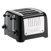 Dualit Lite Toaster 4 Slice, Glnzend Schwarz