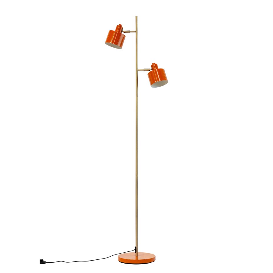 Dyberg Larsen Ocean Stehlampe H160 cm, Orange/Bronze 