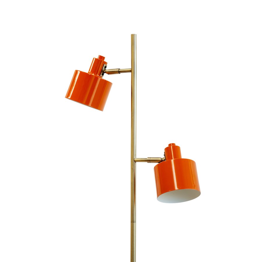 Dyberg Larsen Ocean Stehlampe H160 cm, Orange/Bronze 