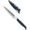 Zyliss Comfort Wellenschliff Messer 10,5 cm, Wei/Grau
