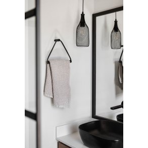 EKTA Living Håndklædeholder 25 cm, Sort Eg