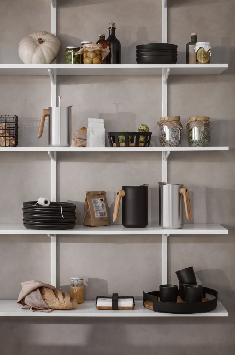 Eva Solo Nordic Kitchen Kaffeebereiter mit Isolierwirkung 1,0 L, Stahl/Eiche