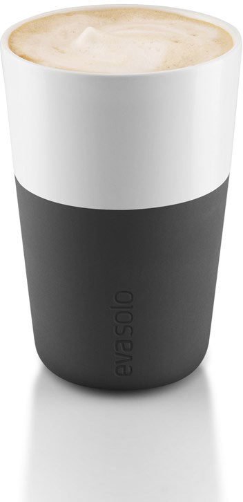 Eva Solo Cafe Latte Becher 2er Set, Carbon Black