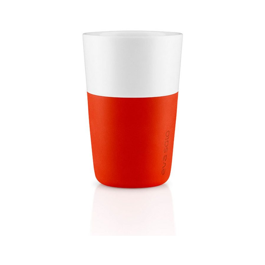 Eva Solo Cafe Latte-krus 2 stk, Dusty orange