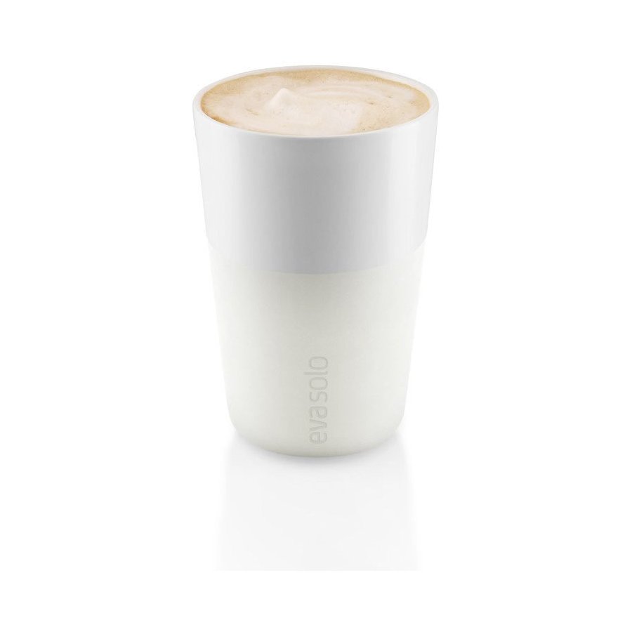 Eva Solo Cafe Latte-krus 2 stk, Ivory White