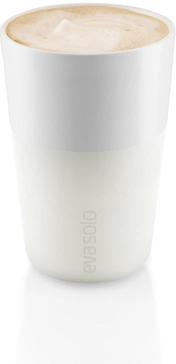 Eva Solo Cafe Latte-krus 2 stk, Ivory White
