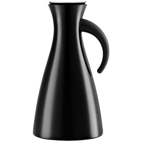 Eva Solo Thermoskanne mit tropffreiem Rand 1 L, Schwarz