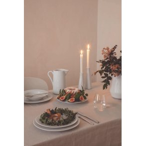 Eva Trio Legio Nova Dyb Tallerken 25 cm, Hvid