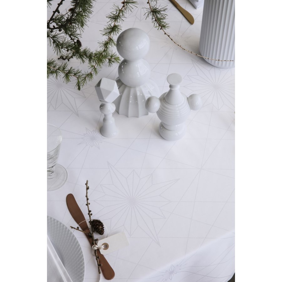 Georg Jensen Damask Dug FINNSDOTTIR White 140x310 cm