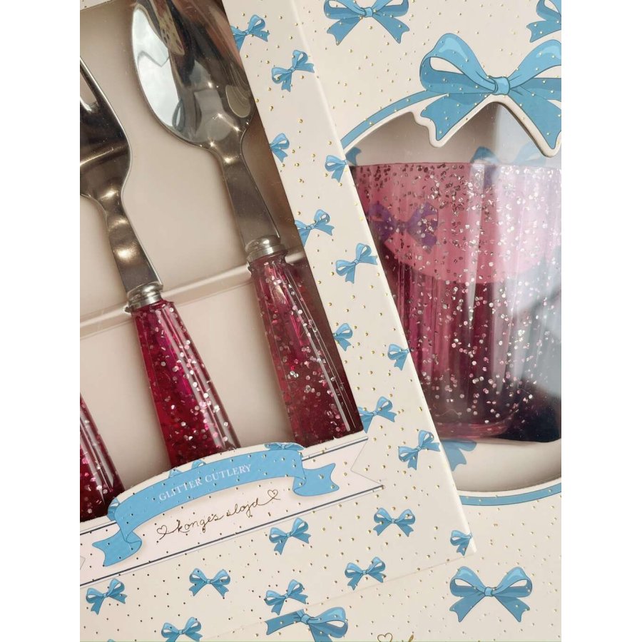 Konges Sljd Glimmer Bestik 3 Dele, Sparkling Blush