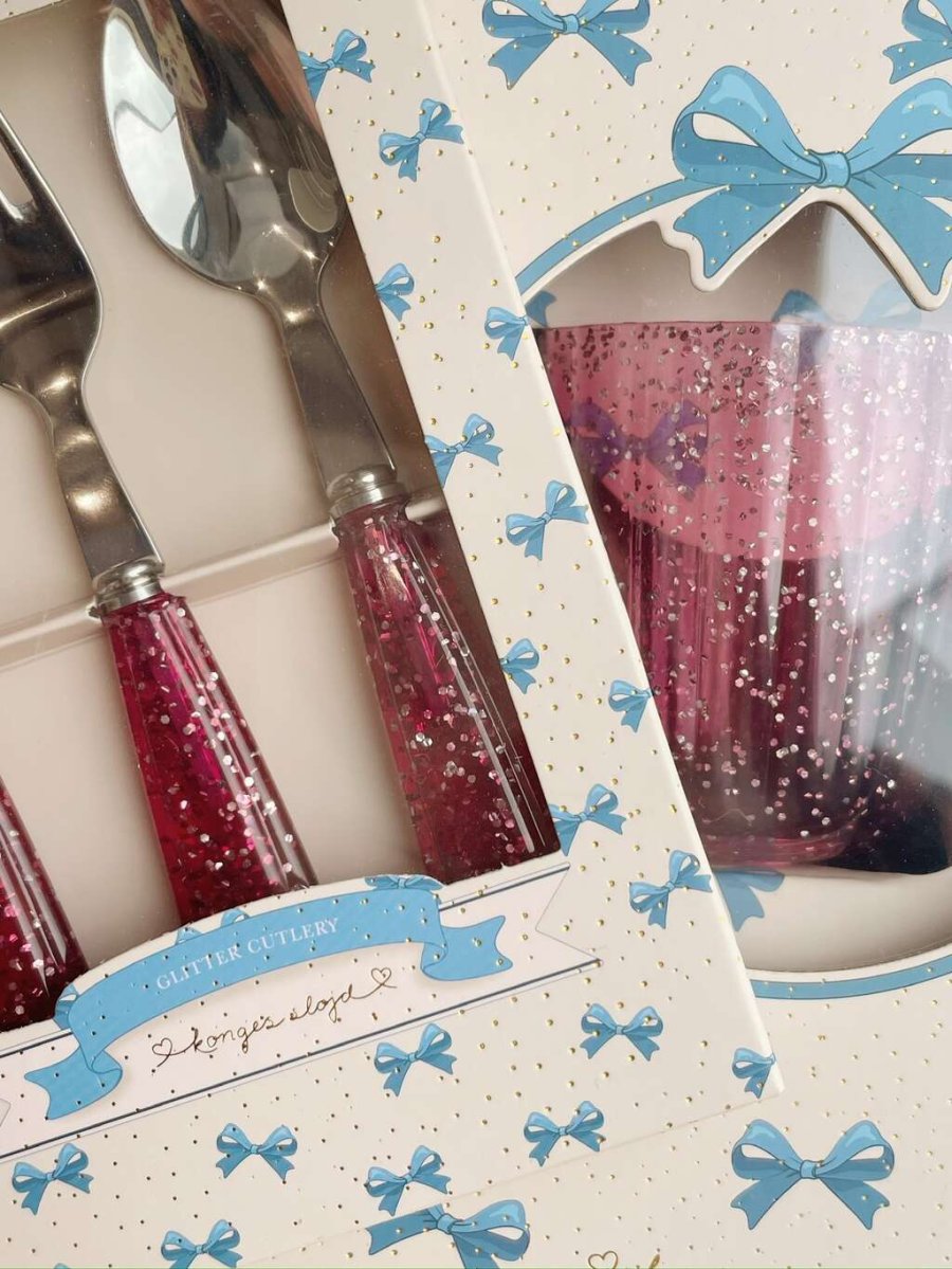 Konges Sljd Glimmer Bestik 3 Dele, Sparkling Blush