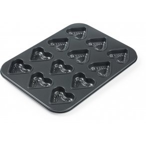 Funktion Hjerte Muffinform 12 hul, gr�