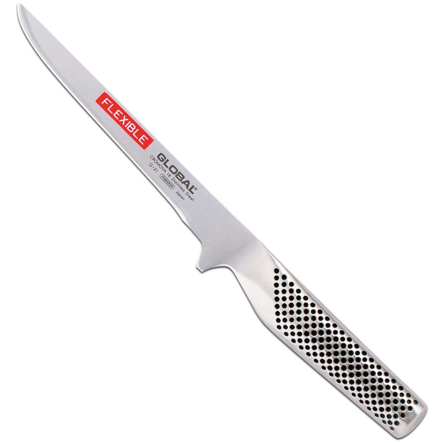 Global G-21 Filetiermesser Flexibel 16 cm, Stahl