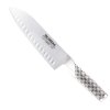 Global G-80 Santoku Messer Kullenschliff, 18 cm, Stahl