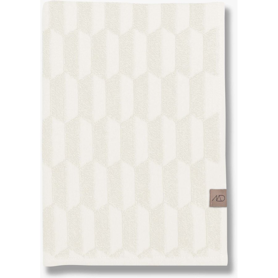 Mette Ditmer Geo Handtuch 2er Set 35x55 cm, Off-white