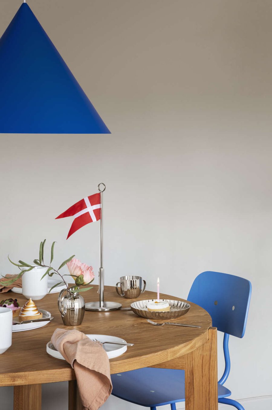 Georg Jensen Bernadotte Fdselsdagsflag, Blankt Stl