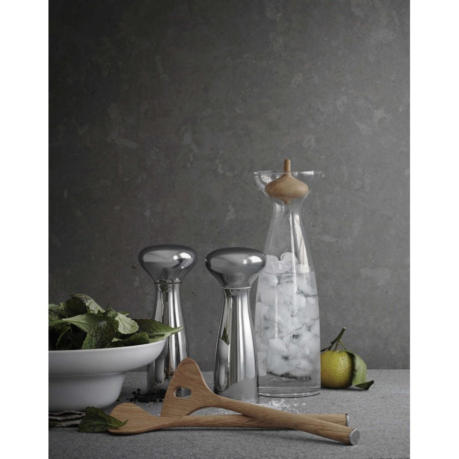 Georg Jensen Alfredo Salatbesteck 18 cm, Eiche