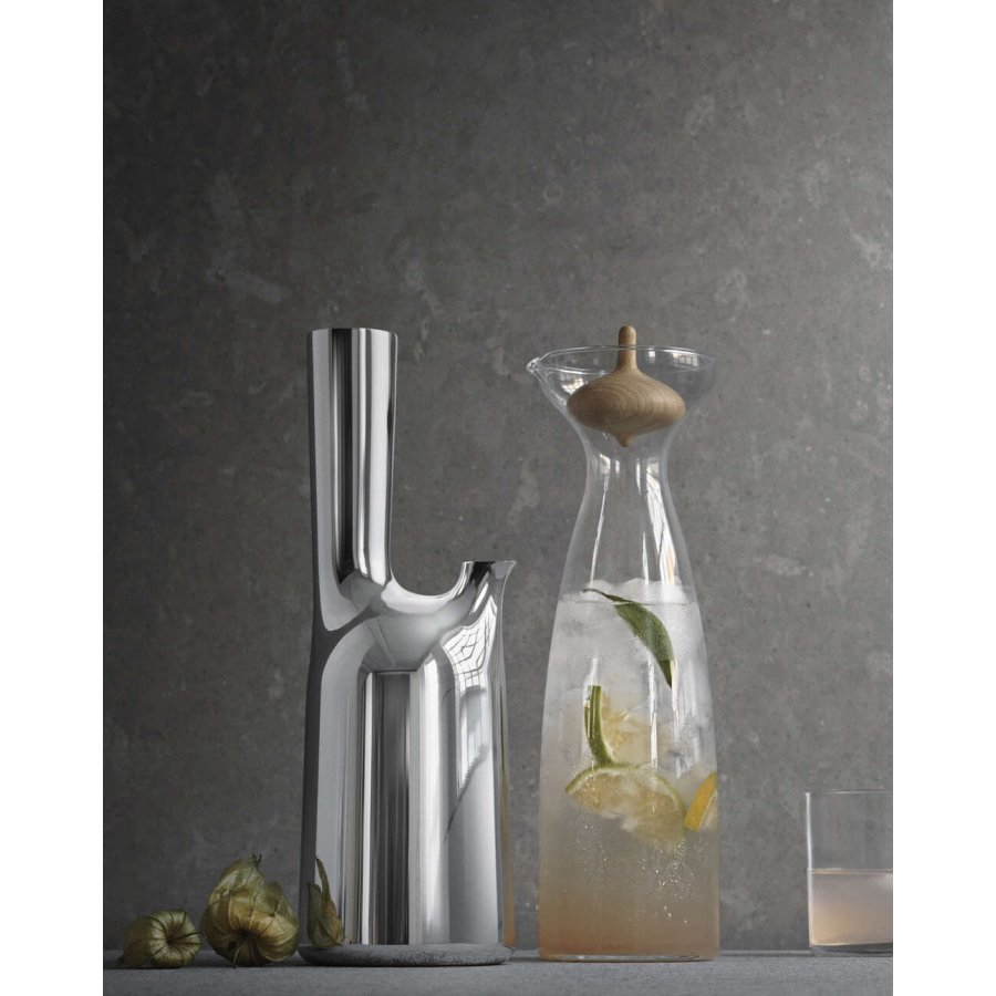 Georg Jensen Alfredo Glaskaraffe 1 L, Eiche