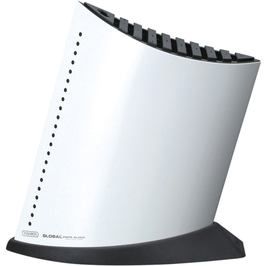 Global GKB-52/CW Knivblok til 9+1, Hvid