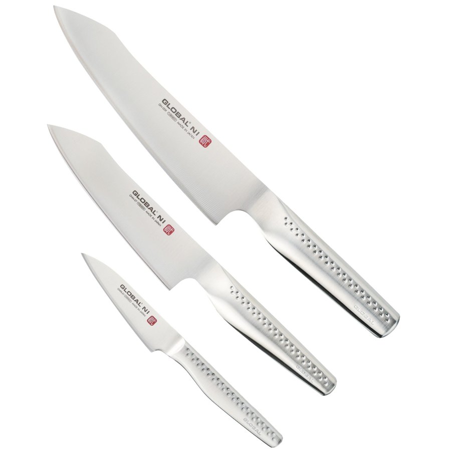 Global NI Messer-Set 3-tlg., Stahl