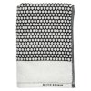 Mette Ditmer Grid Handtcher 2er Set 38x60 cm, Black/Off-white