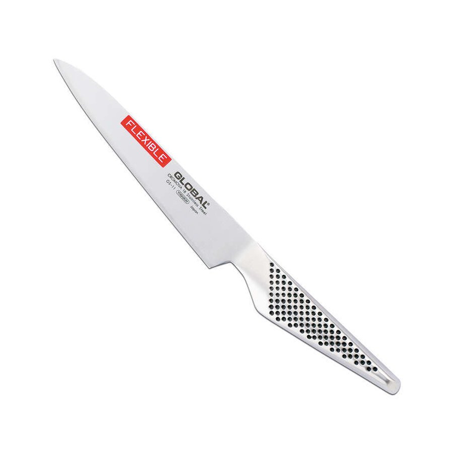 Global GS-11 Allzweckmesser Flexibel 15 cm, Stahl