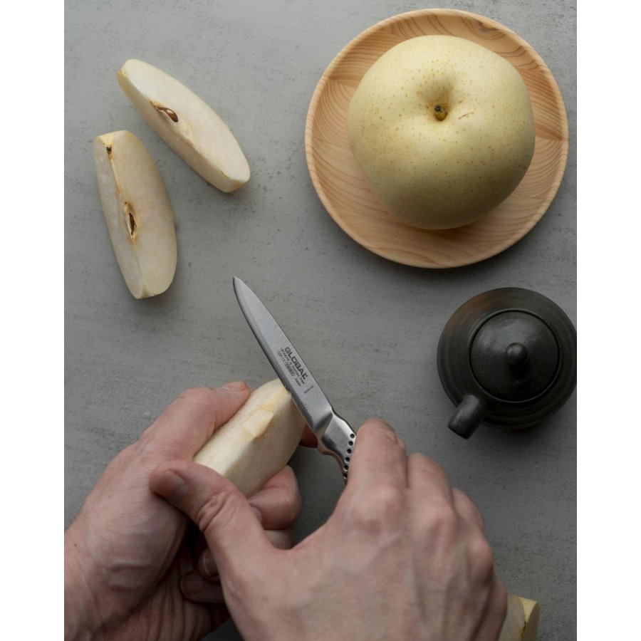 Global GSF-15 Skr�llekniv 8 cm, Smedet St�l