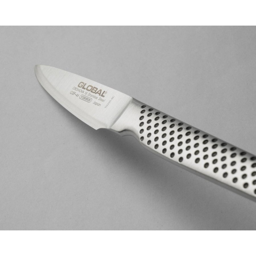 Global GSF-46 Skr�llekniv 8 cm, Smedet St�l