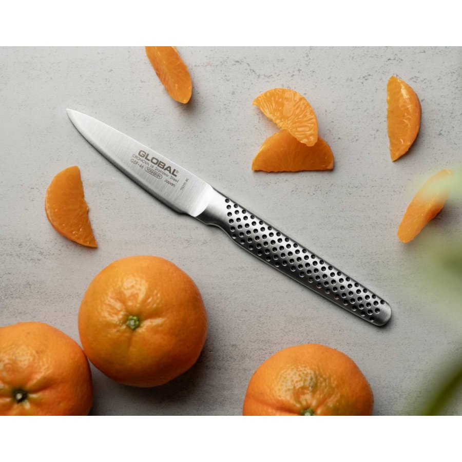 Global GSF-46 Skr�llekniv 8 cm, Smedet St�l