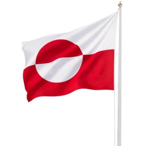 Langkilde & S�n Gr�nlandsk Flag til 6 m Flagstang