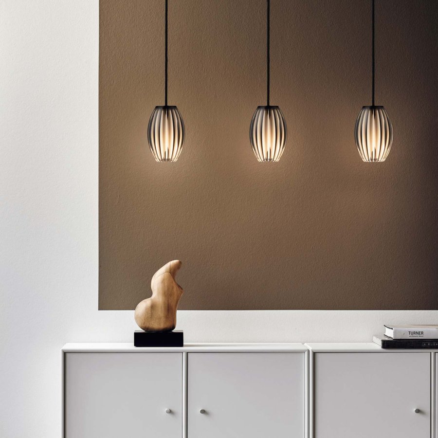 Herstal Tentacle Pendelleuchte �21 cm, Schwarz/Smoke