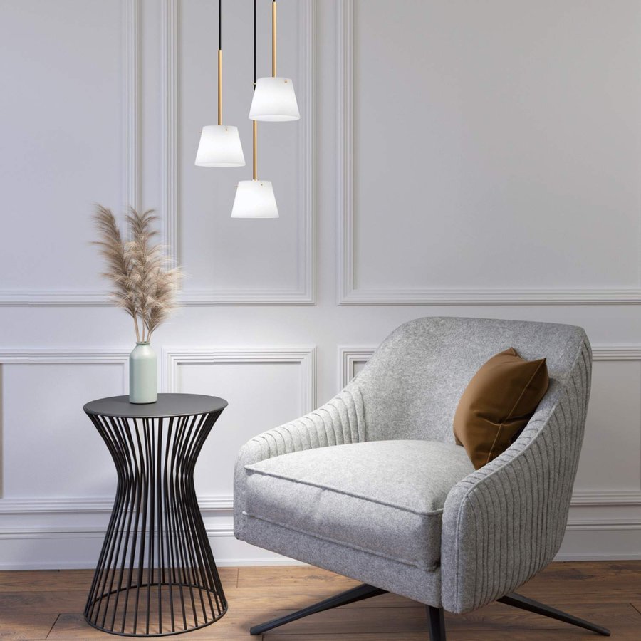 Herstal Gil il Grande Pendel �13,4 cm, Satin Messing