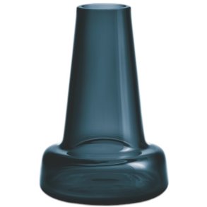 Holmegaard Flora Vase H12 cm, Mørk Blå
