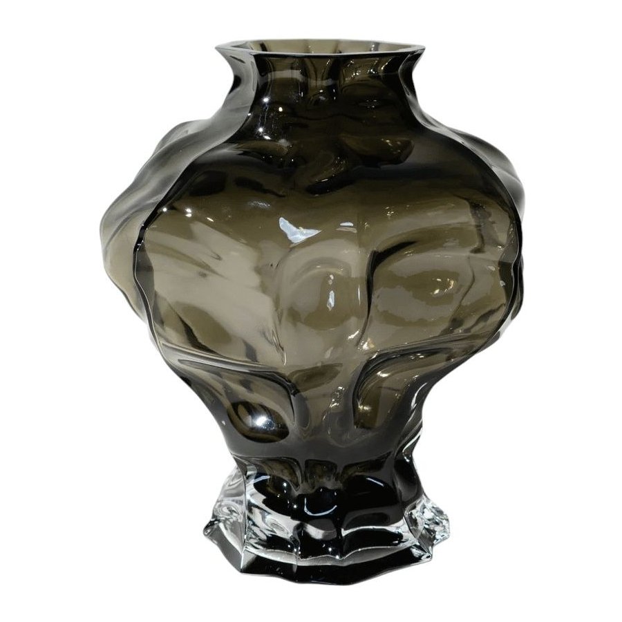 Hein Studio Ammonit Vaas H30 cm, New Smoke