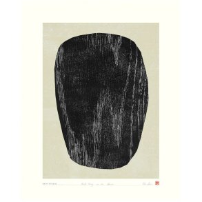 Hein Studio Art Print Collection 2049 Wood Study no. 02 40x50 cm, Sort