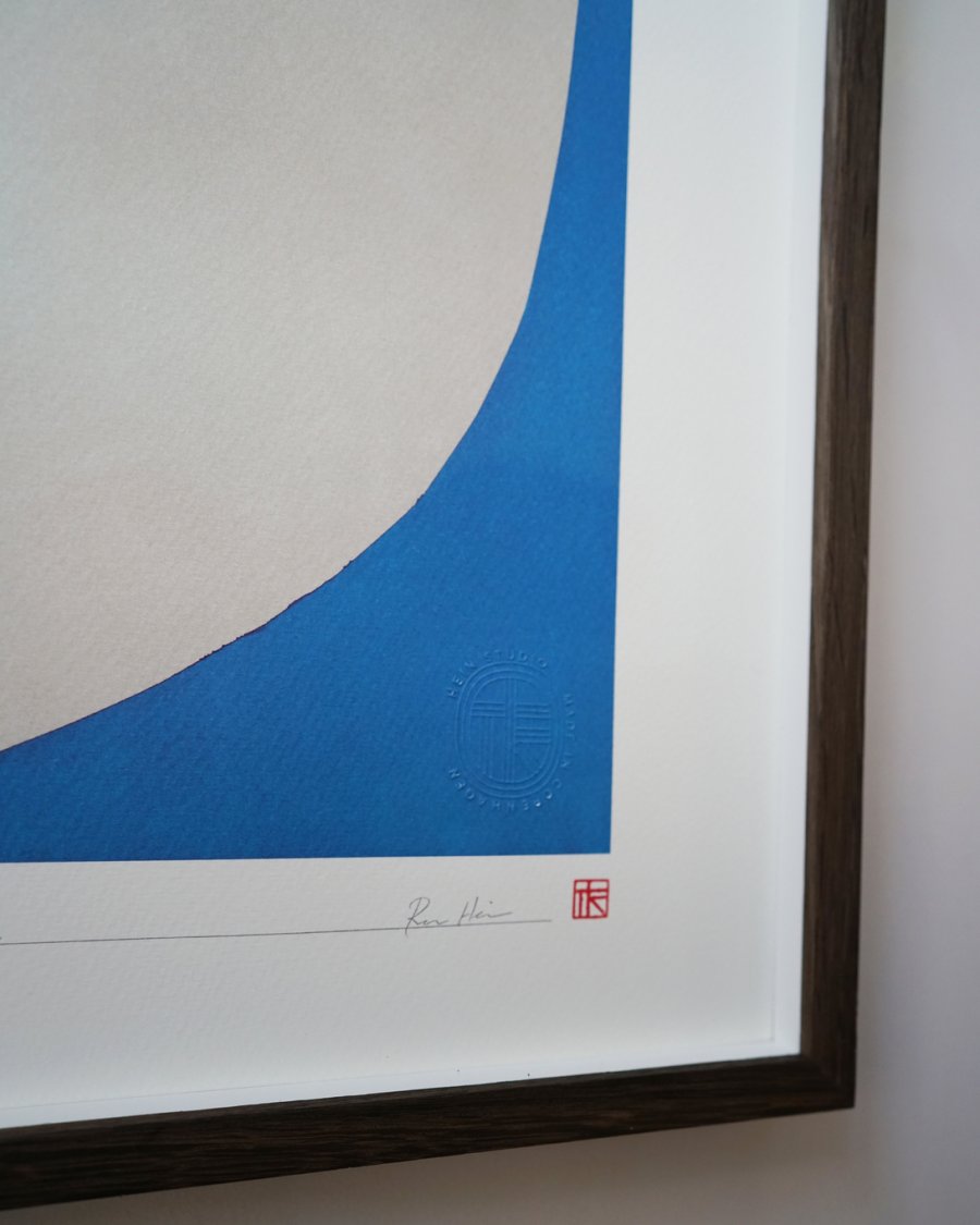 Hein Studio Art Print Collection 2033 Move no. 09 40x50 cm, Bl