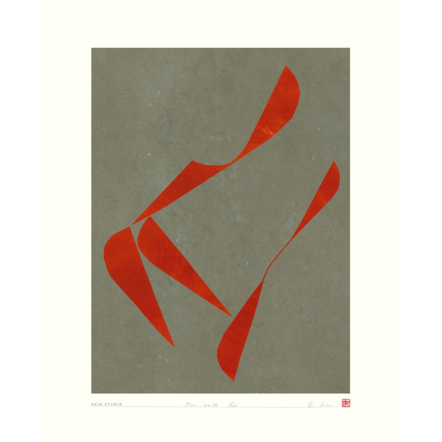 Hein Studio Art Print Collection 2037 Move Nr. 15 40x50 cm, Rust