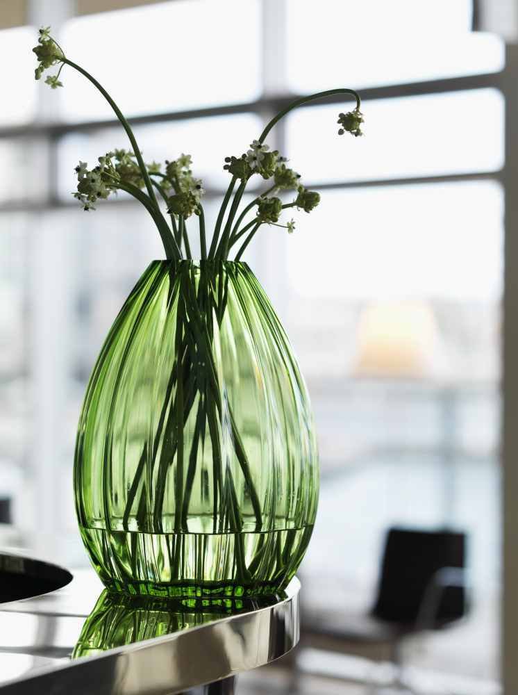 Holmegaard 2Lips Vase Grn, 45 cm