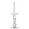 Holmegaard Charlotte Amalie Kronelysestage H16 cm, Klar