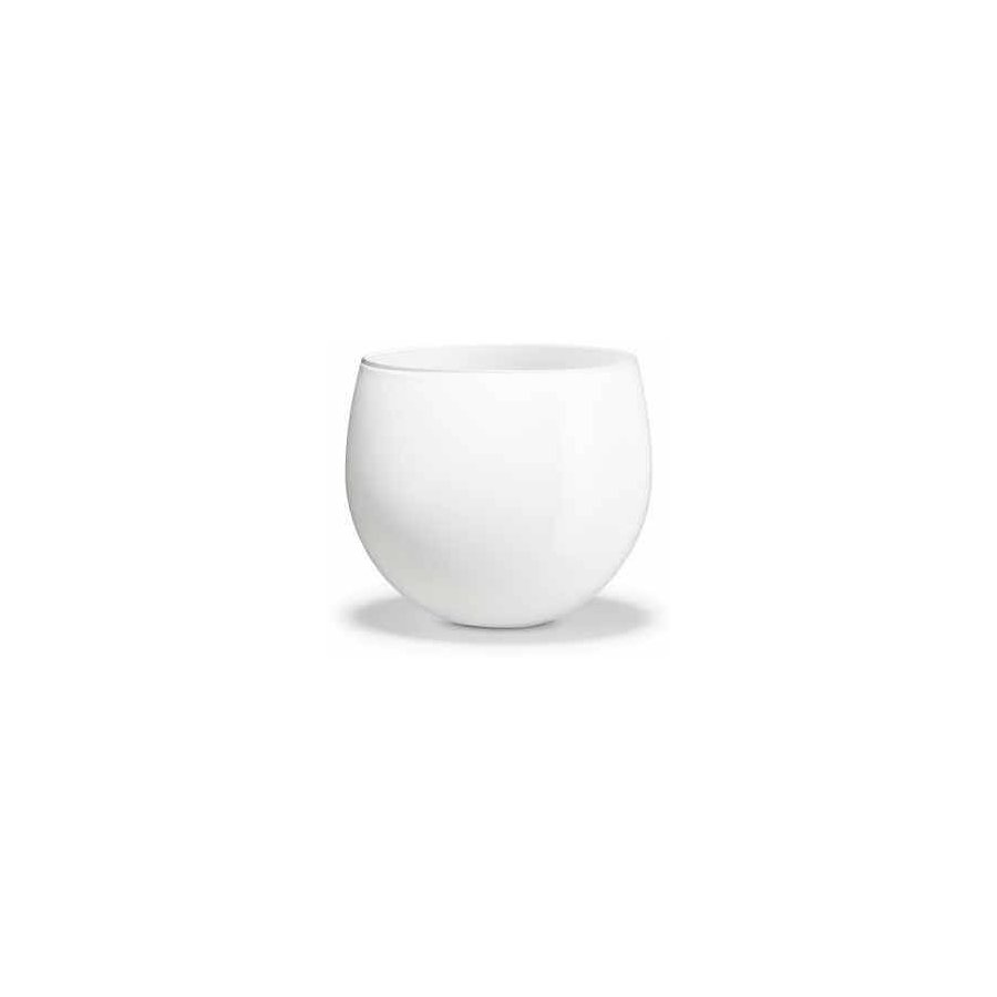 Holmegaard Cocoon Urtepotteskjuler Hvid, 12,8 cm