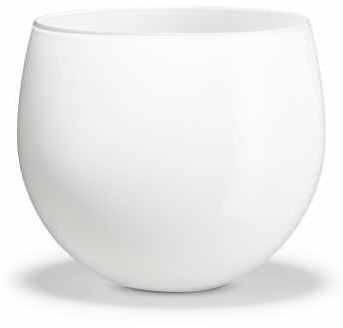 Holmegaard Cocoon Urtepotteskjuler Hvid, 14,5 cm